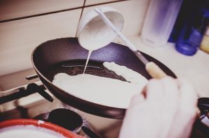 pandekager bagning