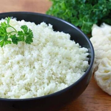 cauliflower rice recipe