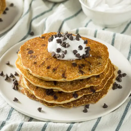 Chocolate Chip Pancakes - The BEST recipe from MyNordicRecipes.com